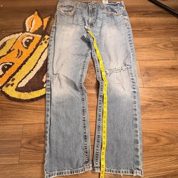 Ariat Other - Y2K Ariat light wash straight boot cut distressed jeans (0151)